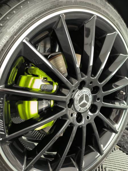 PEINTURE ETRIER MERCEDES BENZ AMG