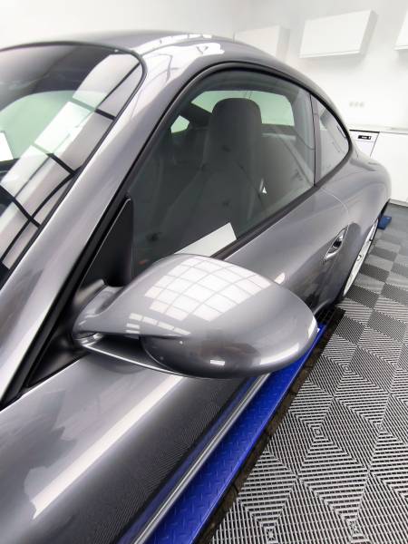 Traitement céramique intégral carrosserie, jantes, plastique, vitrage, passages de roue et PPF pare-pierres sur une PORSCHE 991 997.1 CARRERA S de 2006