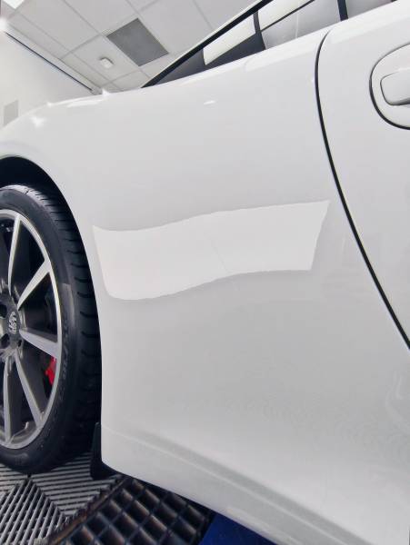 FILM DE PROTECTION PPF & TRAITEMENT CÉRAMIQUE sur une PORSCHE 911 type 991 Ph.1 CARRERA S de 2013 sur SALLANCHES en Haute-Savoie